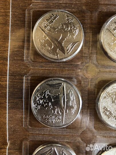 Набор Олимпийских монет 25 рублей Сочи 2014