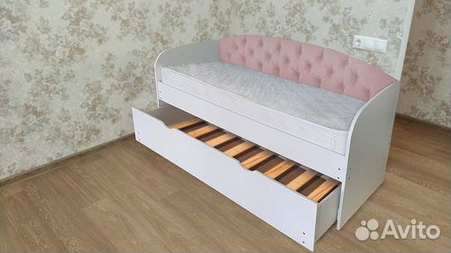 Кровать софа цвет с бортом из ламинированного дсп