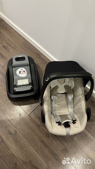 Автокресло maxi cosi pebble с базой isofix