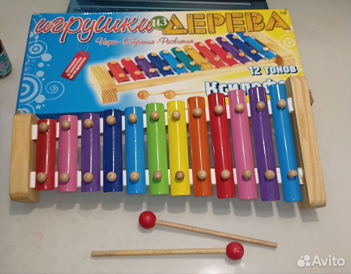 Ксилофон детский 12 тонов. Мир дерева