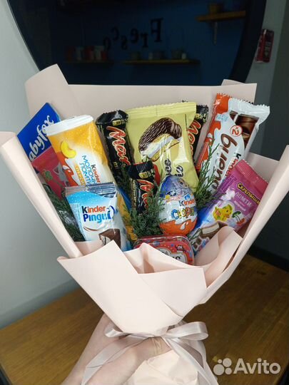 Съедобные букеты из конфет