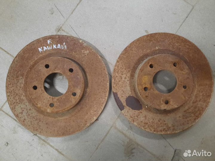 Тормозные диски передние nissan qashqai j10