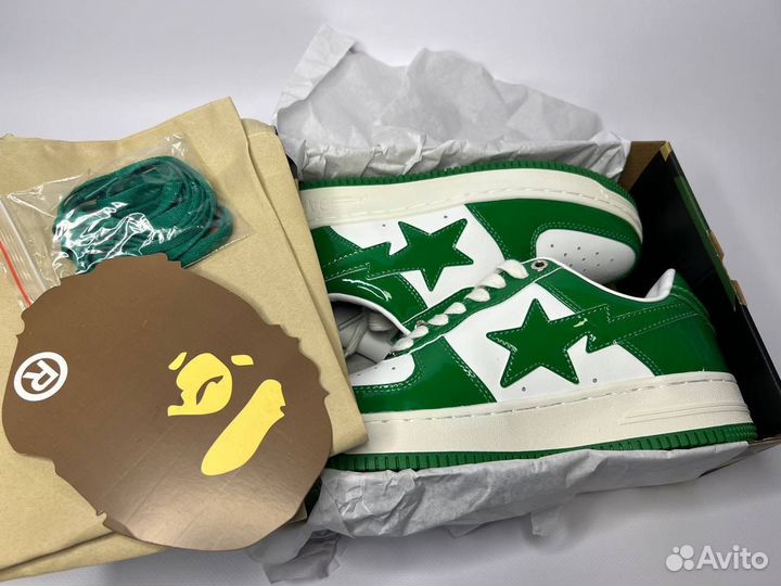 Кроссовки Bape sta green