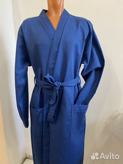 Вафельные халаты мужские