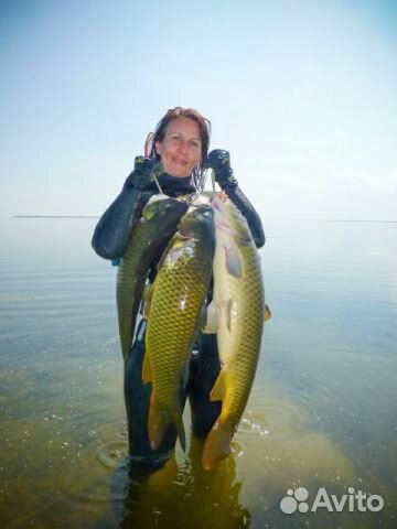 Рыбалка и подводная охота в Астрах-й обл. с. Вышка