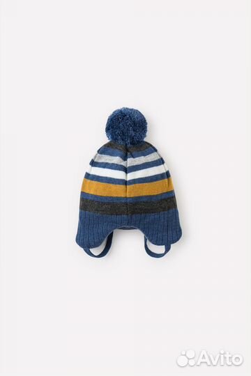 Шапка для мальчика Crockid кв 20244/ш син (42-44)