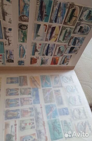 Коллекция марок, гашенные и негашенные