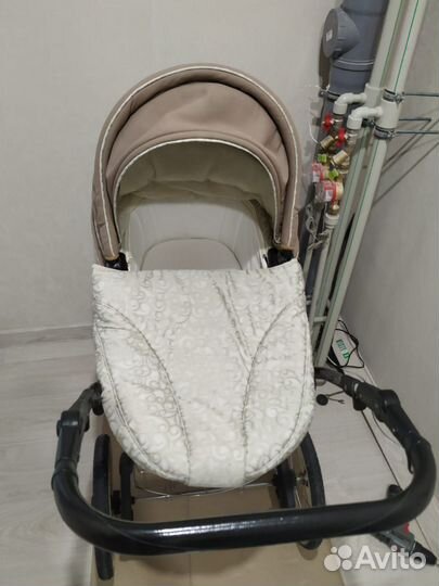 Коляска 2 в 1 adamex. Большие колеса