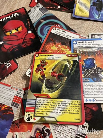 Карточки нинзя лего