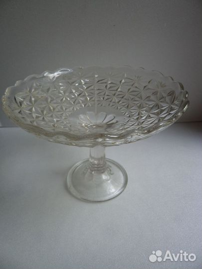 Вазы фруктовницы.Толстое стекло.ссср