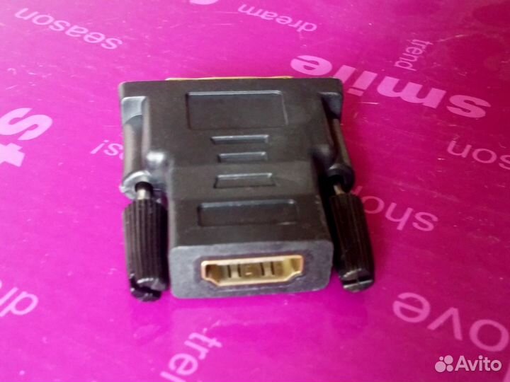 Переходниk DVI-D (24+1) на hdmi