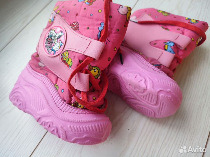 Сапоги зимниедля девочки, рр. 21-21, 24, 27