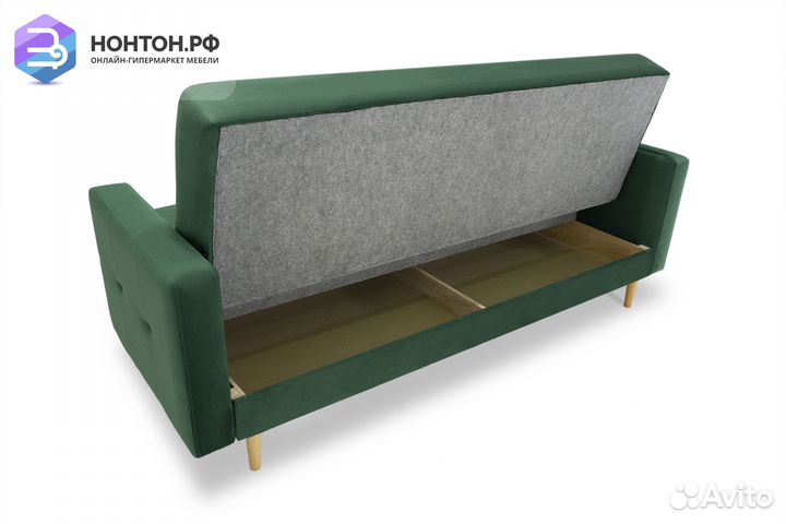 Диван книжка Фиеста Лайт зеленый