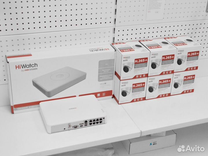 IP-видеонаблюдение HiWatch 4Mpx + видеорегистратор