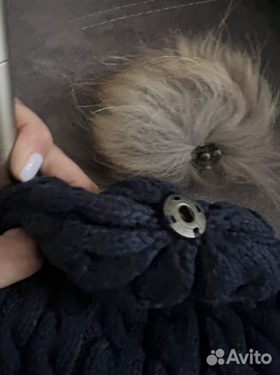 Зимняя шапка gulliver новая с Енотом