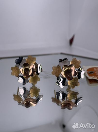 Золотые серьги 6.49 гр