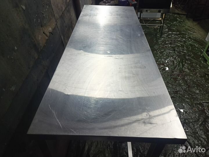 Стол кухонный из нержавейки