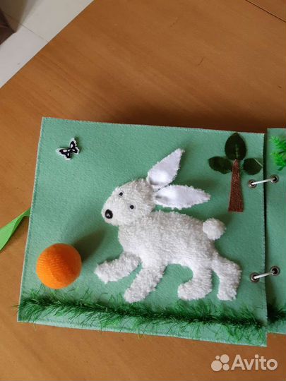 Тактильная книга из фетра