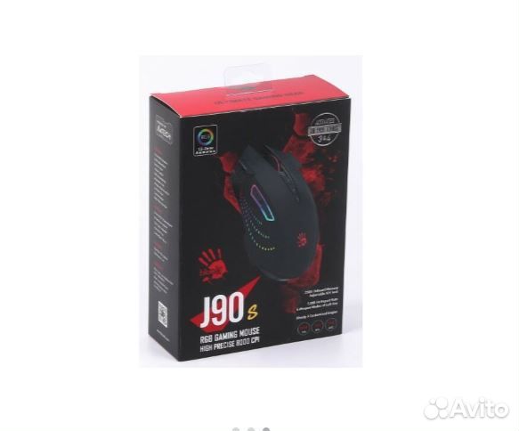 Комплект A4Tech Bloody J90s+коврик Dota2 hero,нов