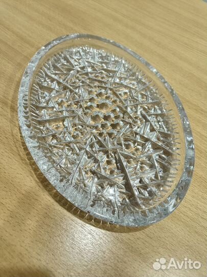 Блюдо хрустальное СССР