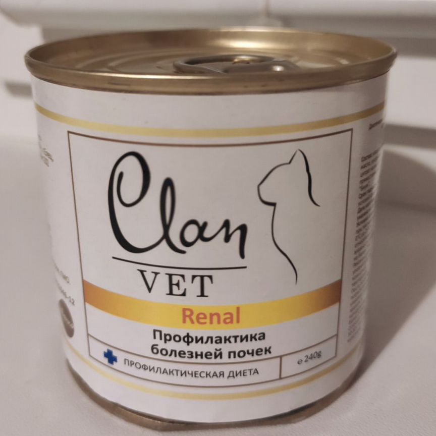 Корм для кошек Clan vet Renal