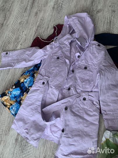 Два пакета вещей на девочку 134 размер