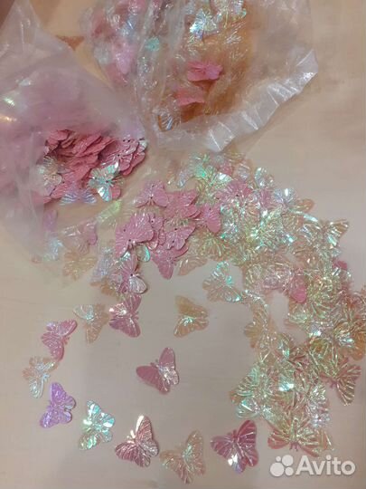 Бабочки декоративные,пришивные