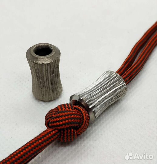 Бусины на темляк титановые