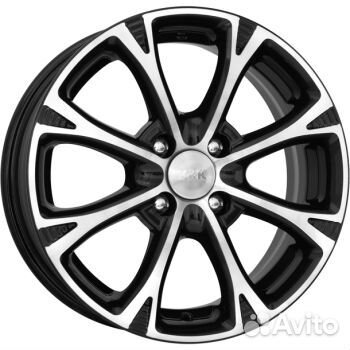 R15 4x100 6J ET38 d67,1 K&K Блюз-оригинал алмаз че