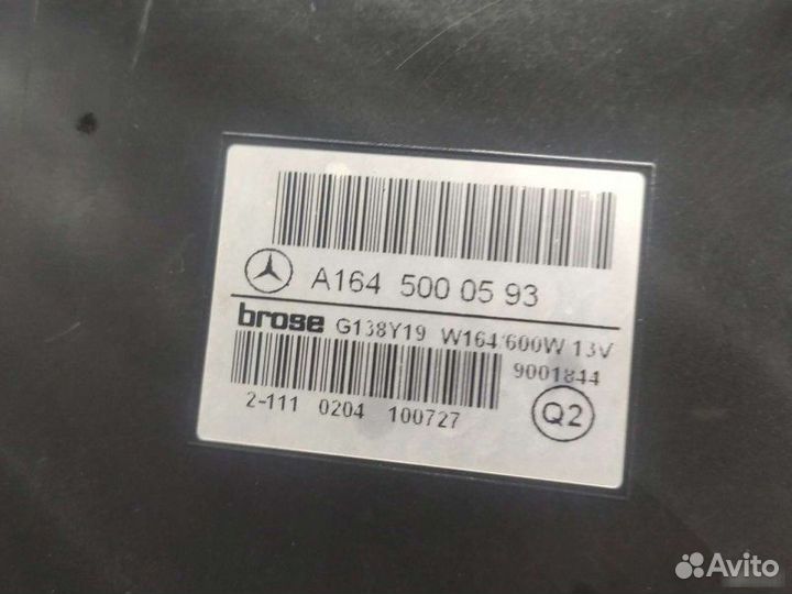 Вентилятор охлаждения Mercedes M W164