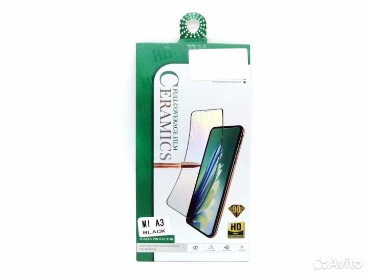 Стекло для Xiaomi Mi A3/CC9e керамическое (гидрог)