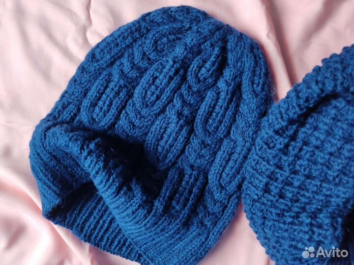 Комплект шапка и снуд