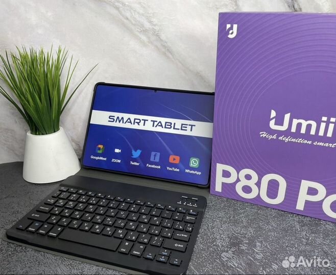 Планшет с клавиатурой Umiio P80