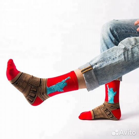 Носки с картинами трендовые art socks