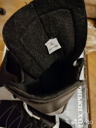 Коньки хоккейные детские, 36 р-р (Китай) - новые