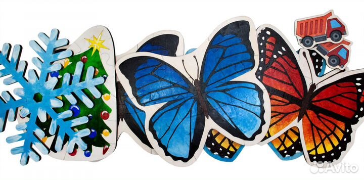 Пазлы для детей из фанеры