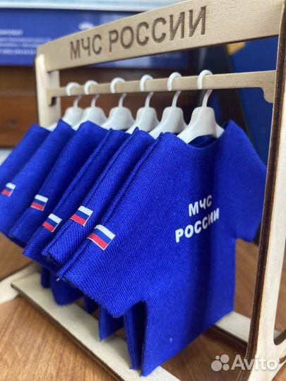 Сувенир мини-футболка мчс россии