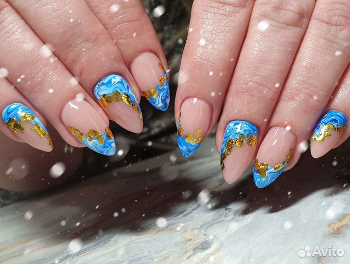 Маникюр-педикюр наращивание ногтей