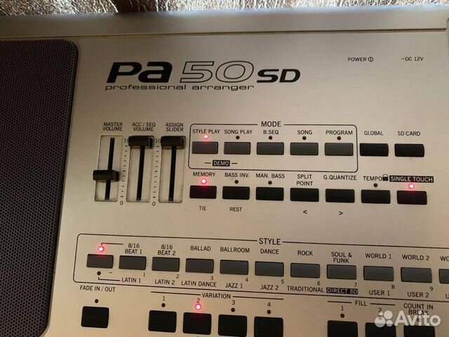 Синтезатор Korg PA50 SD объявление продам