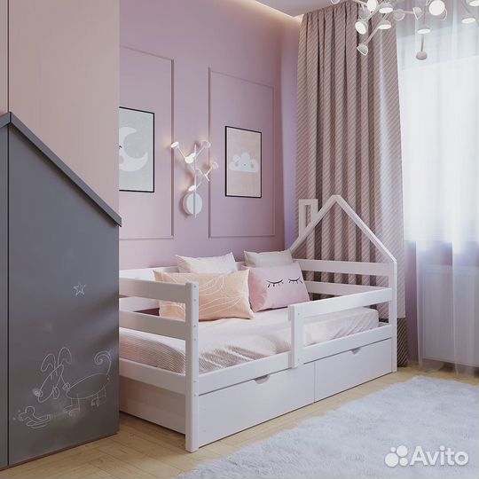 Детская кроватка софа