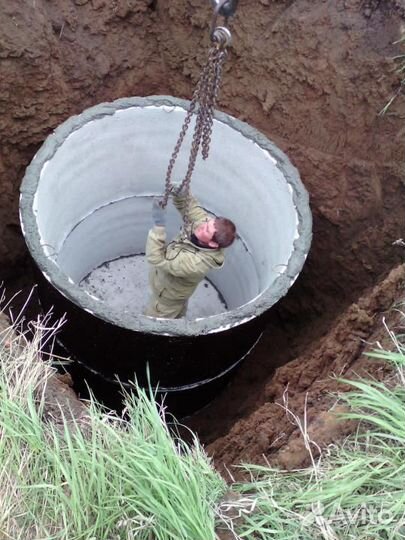 Колодцы, септики, канализация под ключ