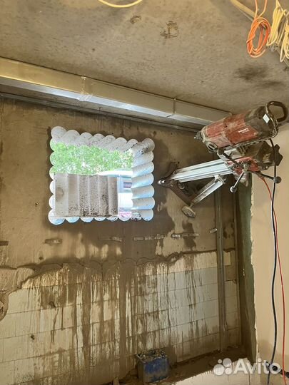 Алмазное бурение и резка бетона, кирпича. Демонтаж