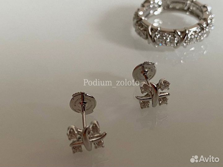 Tiffany серьги пусеты