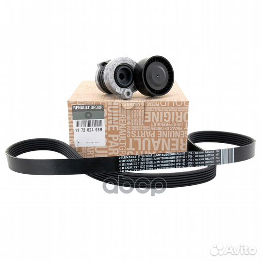 Комплект поликлинового ремня 117202495R renault