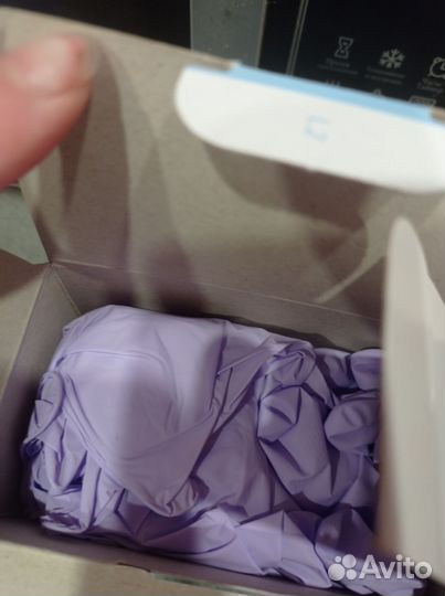 Перчатки одноразовые нитриловые