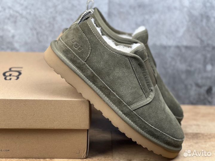 Угги Ugg Mens Slippers Flex Khaki