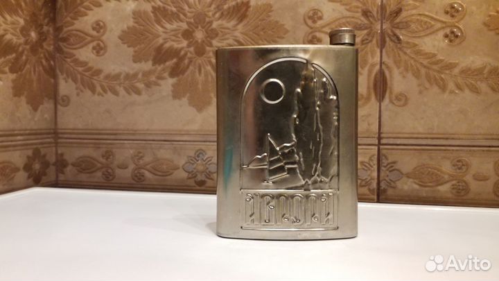 Фляга нержавейка СССР Аврора редкая 500 мл
