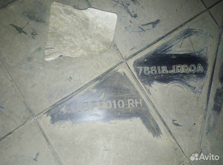 Локер задний правый nissan Qashqai+2 (JJ10) 2008