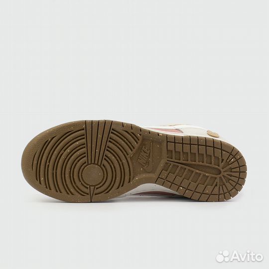 Кроссовки Nike Dunk Low Double Sw. Pink Grey (арт. 23374)