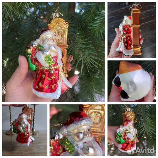 Стеклянная ёлочная игрушка